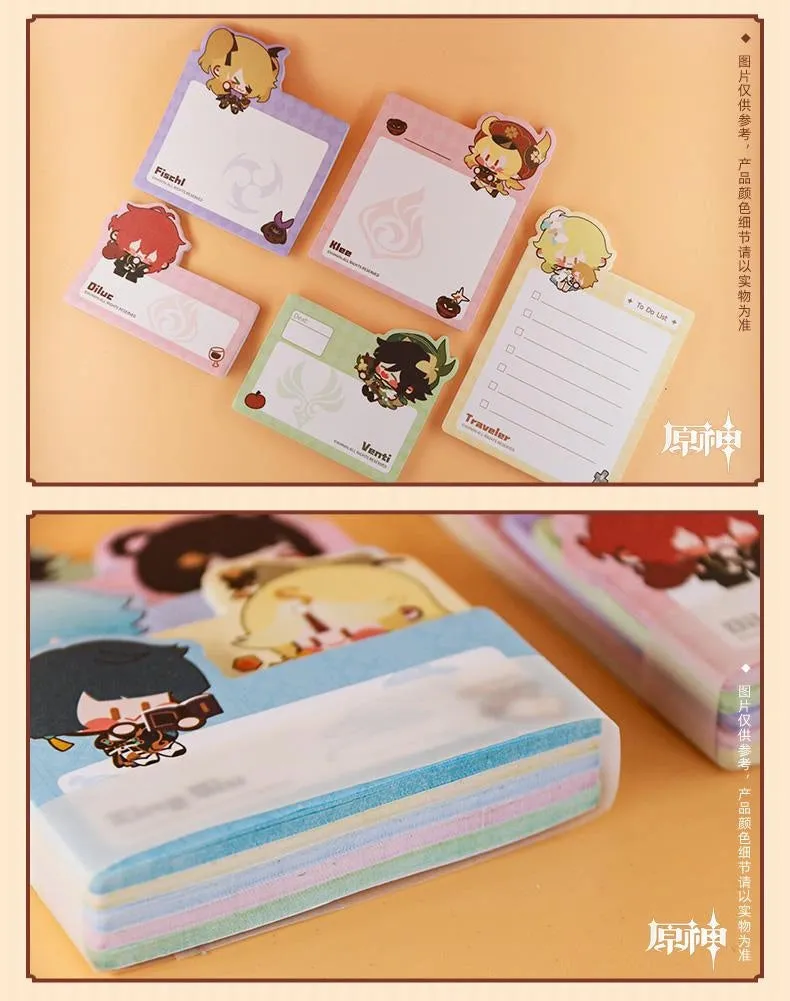 Genshin Impact - Chibi Character Sticky Notepad miHoYo