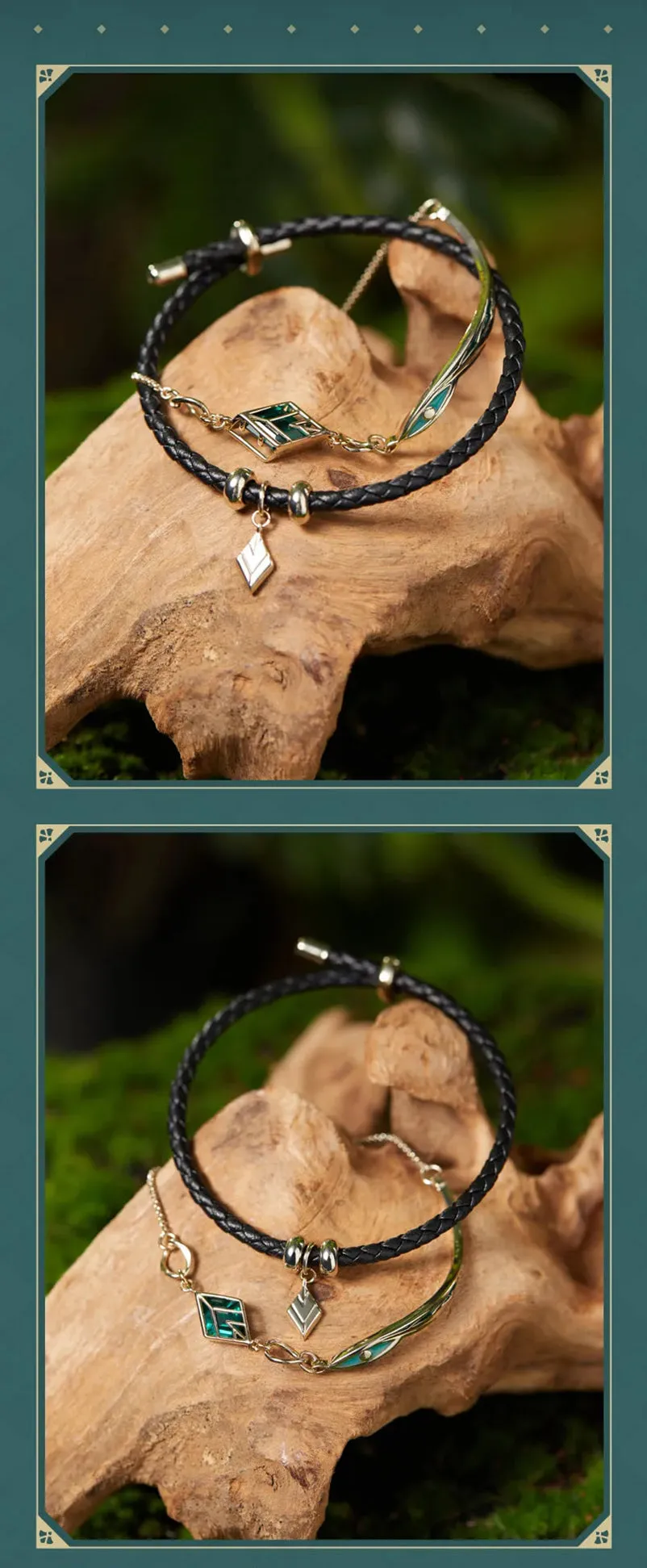 Genshin Impact - Forest And Sand Series Alhaitham Impression Necklace & Bracelet miHoYo