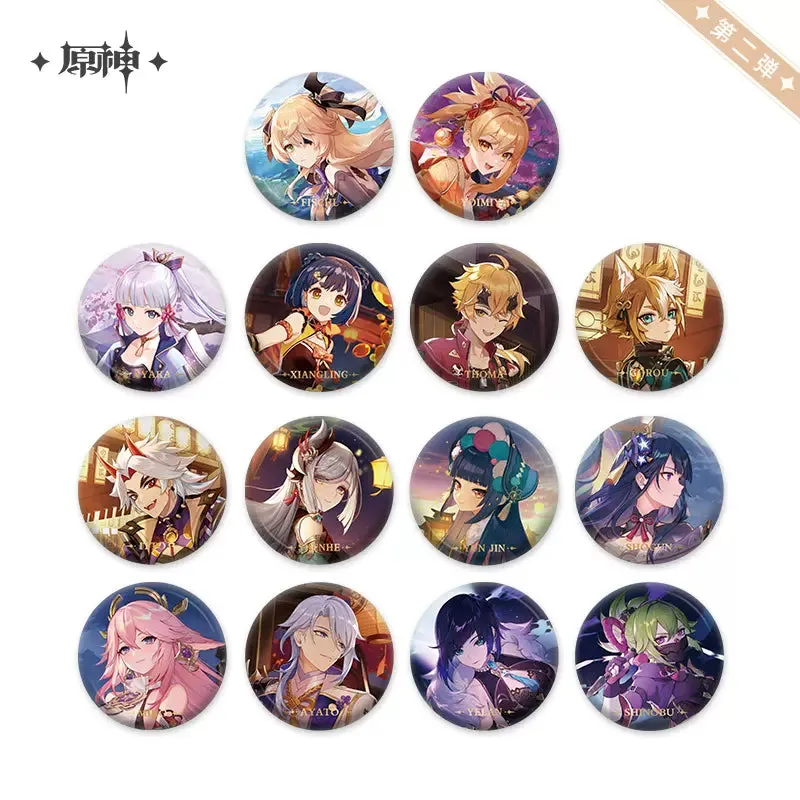 Genshin Impact - Theme Metal Badge miHoYo