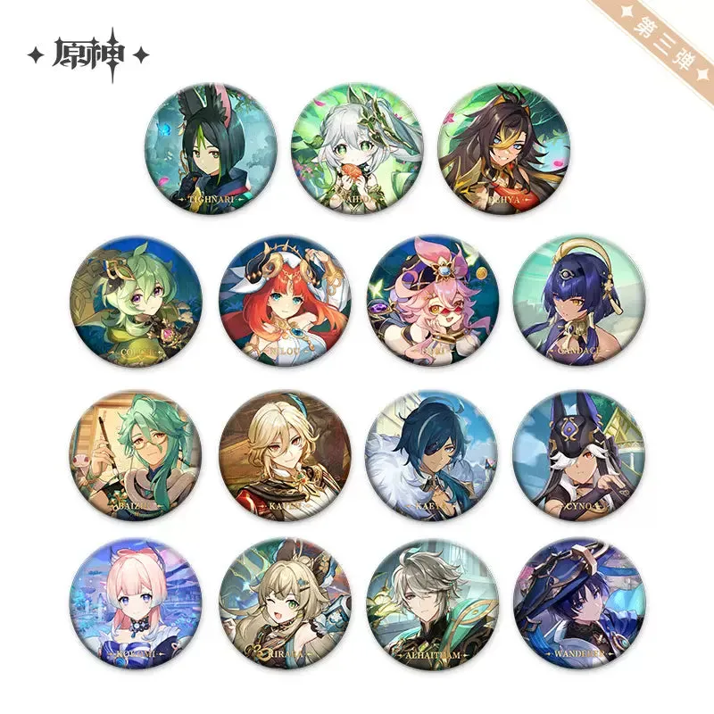 Genshin Impact - Theme Metal Badge miHoYo