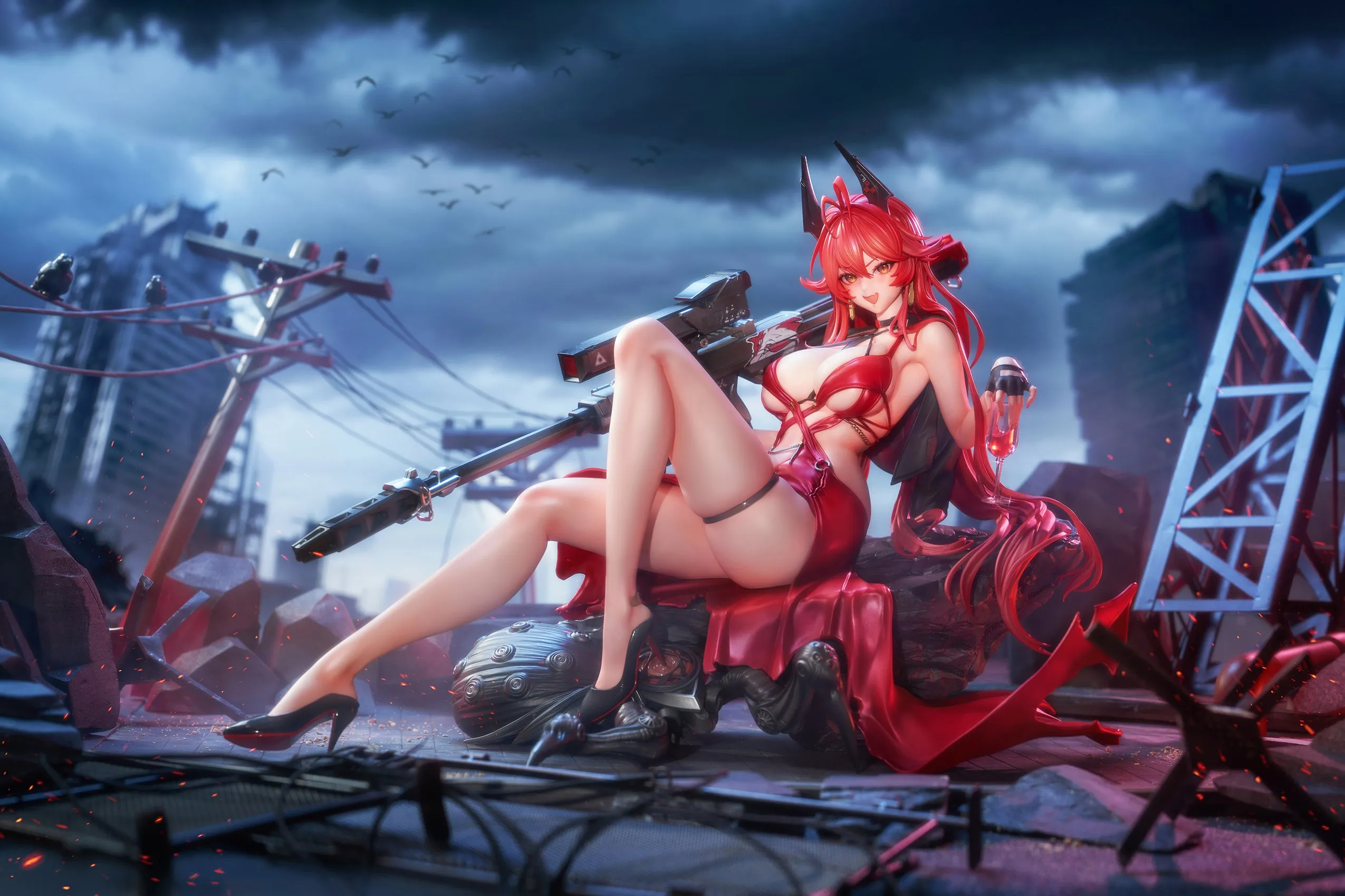 GODDESS OF VICTORY: NIKKE - Red Hood 1/4 Scale Figure Hobby Sakura