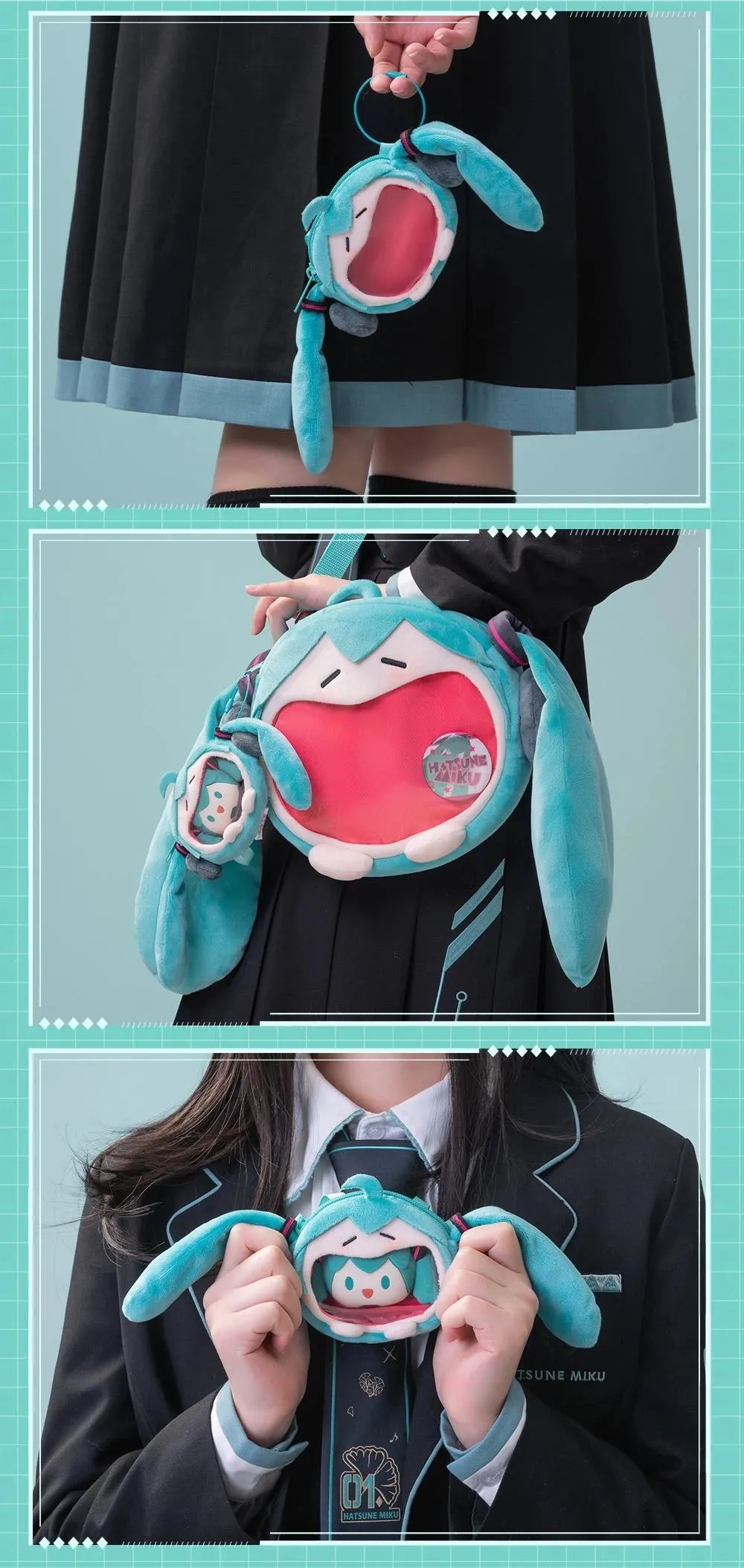 Hatsune Miku - Hatsune Miku 2023 UWA Series New Smile Itabag Moeyu