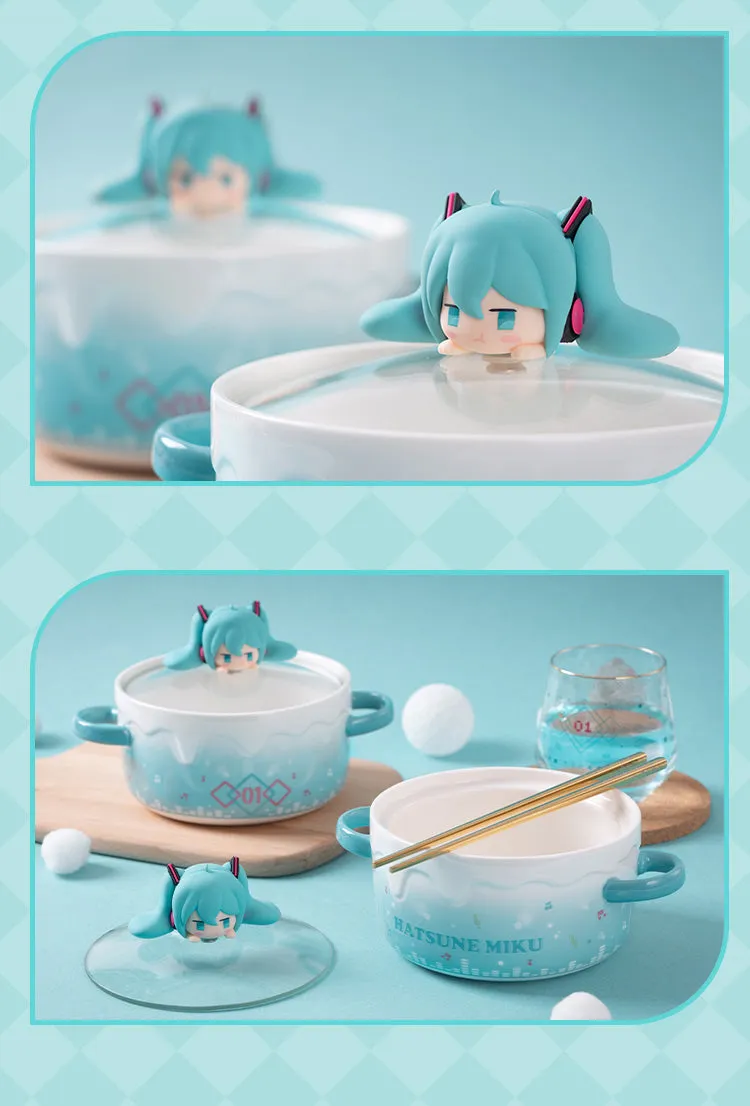 Hatsune Miku - Hatsune Miku Angry Pouty Face Bowl (with lid) Moeyu