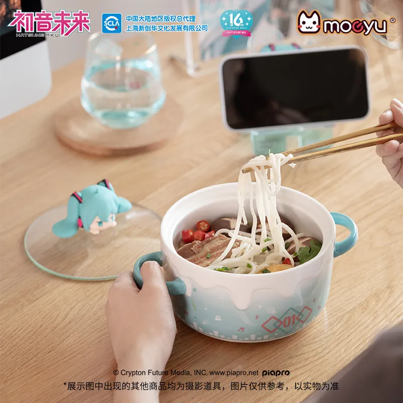 Hatsune Miku - Hatsune Miku Angry Pouty Face Bowl (with lid) Moeyu