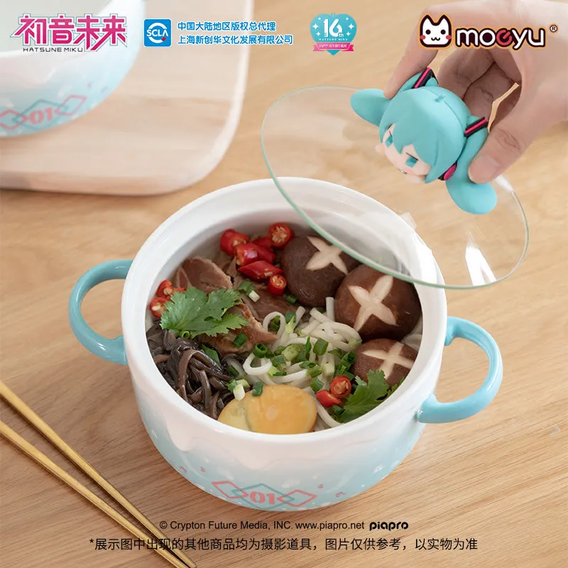 Hatsune Miku - Hatsune Miku Angry Pouty Face Bowl (with lid) Moeyu