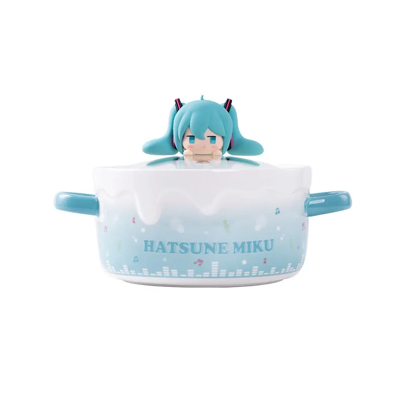 Hatsune Miku - Hatsune Miku Angry Pouty Face Bowl (with lid) Moeyu