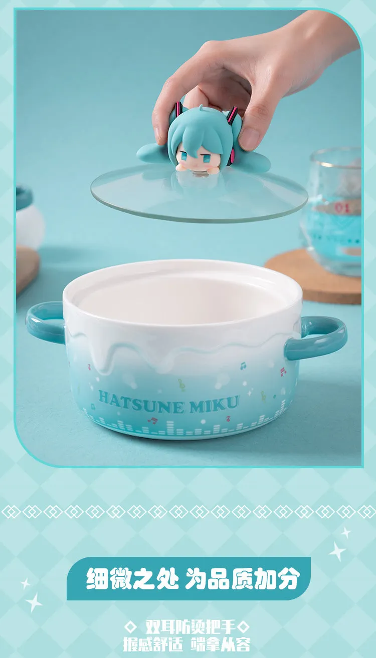 Hatsune Miku - Hatsune Miku Angry Pouty Face Bowl (with lid) Moeyu