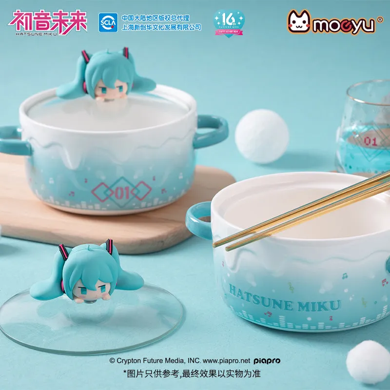 Hatsune Miku - Hatsune Miku Angry Pouty Face Bowl (with lid) Moeyu
