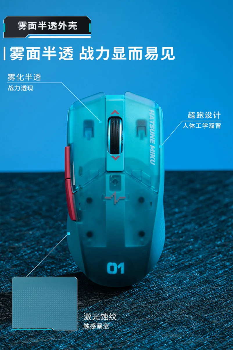Hatsune Miku - Hatsune Miku Heart of Esports Series Mouse Moeyu