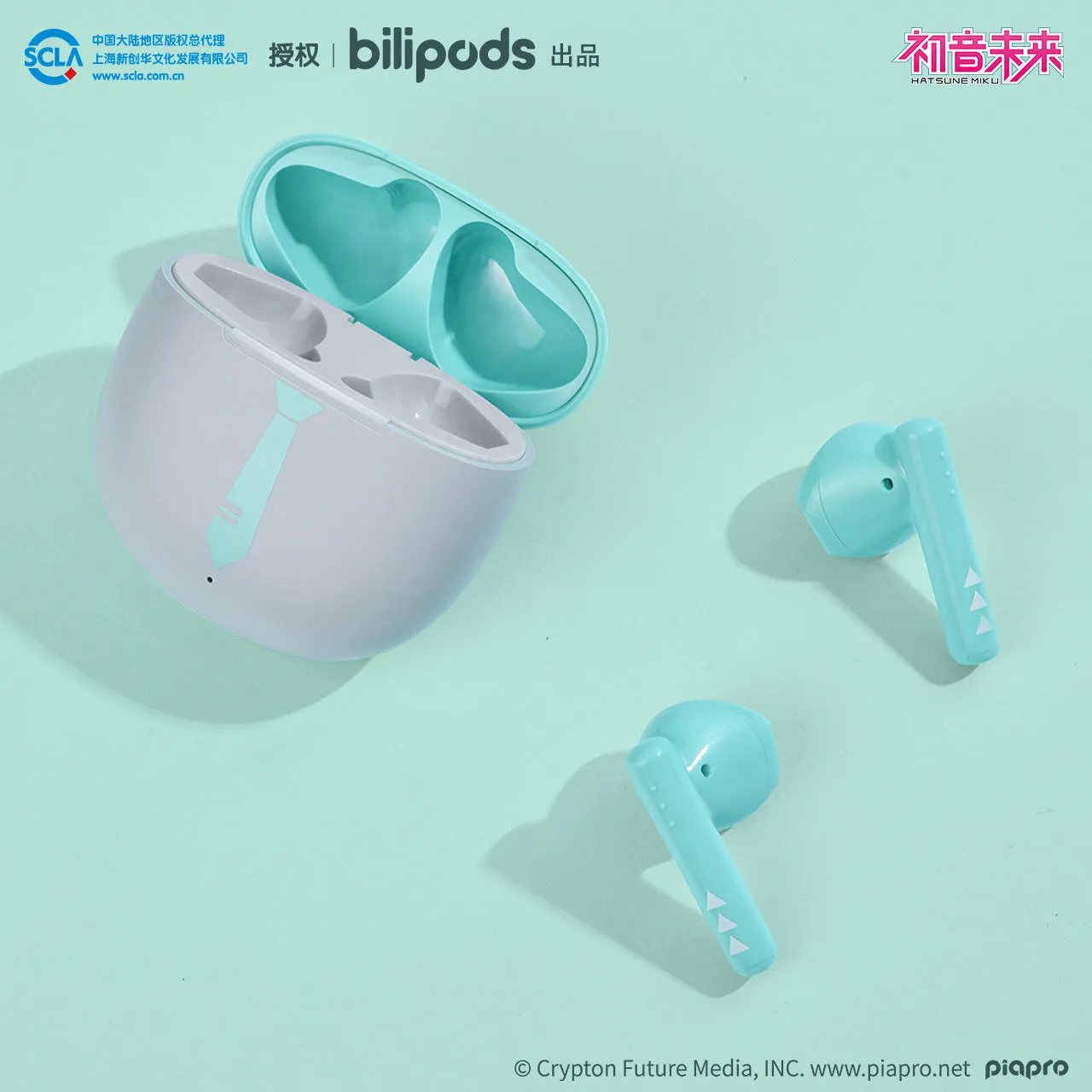 Hatsune Miku - Hatsune Miku POPO Series Bilipods Bluetooth Earphone bilipods