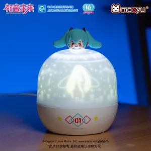 Hatsune Miku - Hatsune Miku Squinting Eyes Series Starry Sky Projector Lamp Moeyu