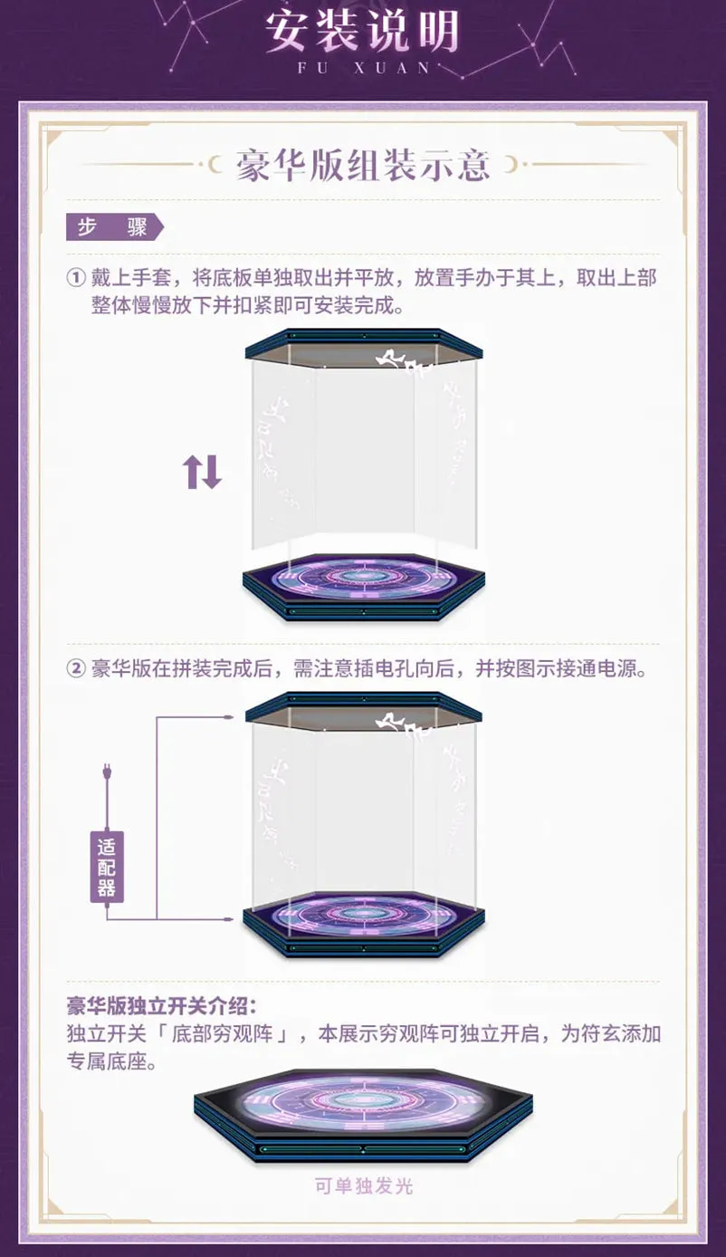 Honkai: Star Rail - Fu Xuan 1/7 Scale Figure Display Box miHoYo