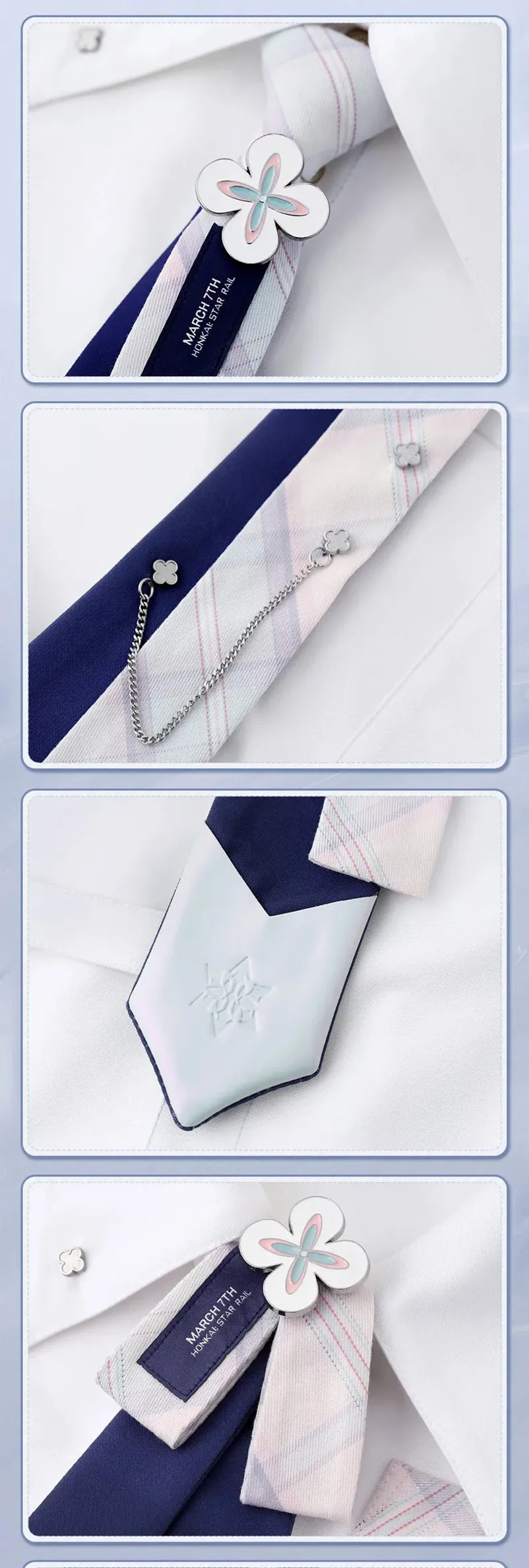 Honkai: Star Rail - March 7th Impression Series Tie & Bow Tie miHoYo