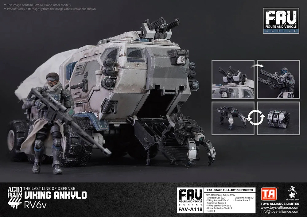 [Pre-order] Acid Rain World - FAV-A118 Viking Ankylo RV6v 1/18 Scale Plastic Model Kit Toys Alliance Limited
