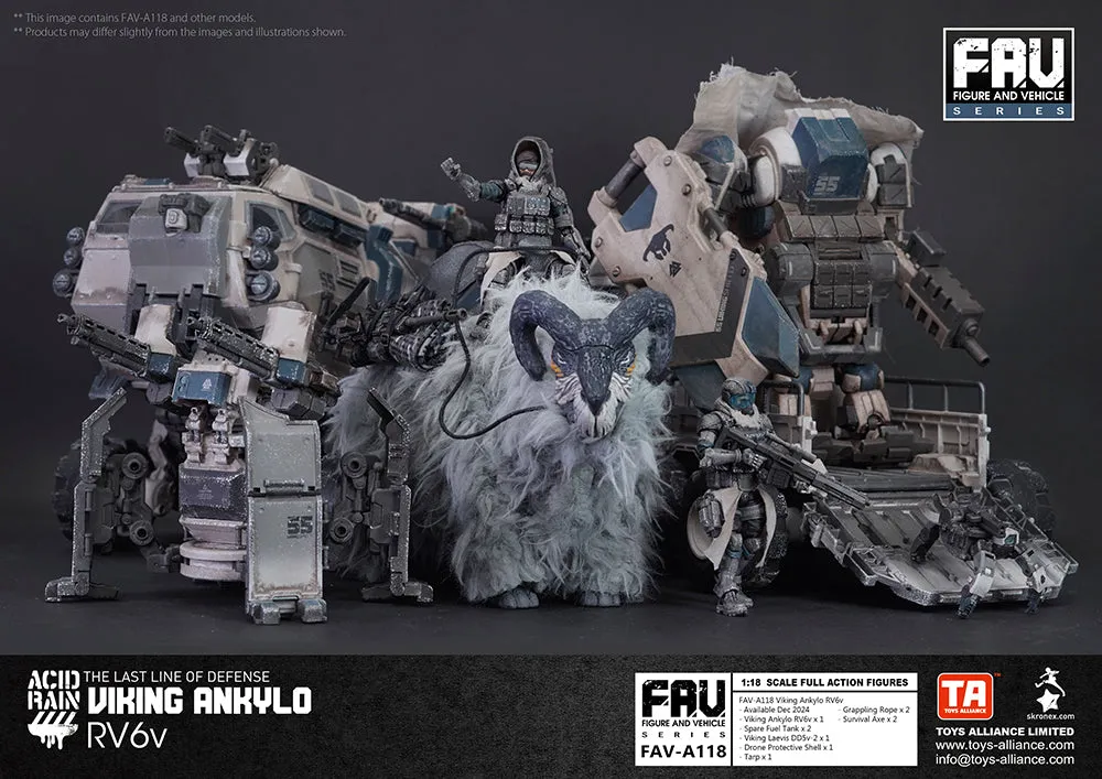 [Pre-order] Acid Rain World - FAV-A118 Viking Ankylo RV6v 1/18 Scale Plastic Model Kit Toys Alliance Limited