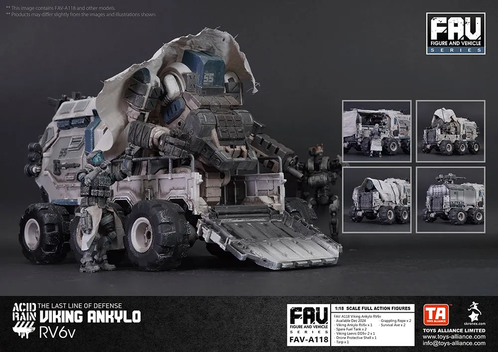 [Pre-order] Acid Rain World - FAV-A118 Viking Ankylo RV6v 1/18 Scale Plastic Model Kit Toys Alliance Limited