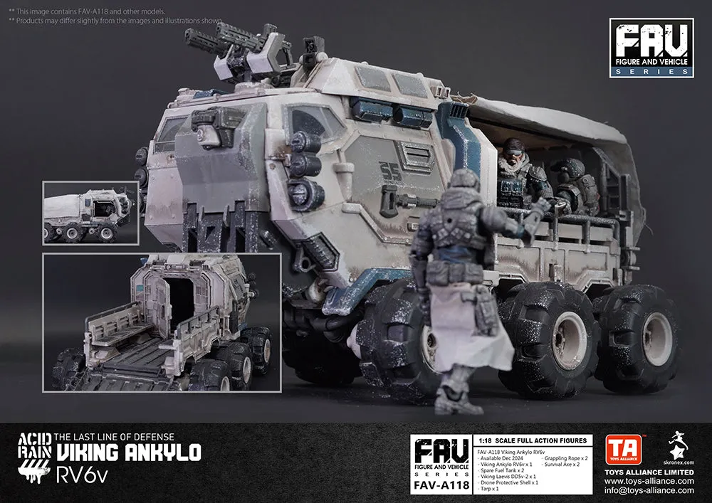 [Pre-order] Acid Rain World - FAV-A118 Viking Ankylo RV6v 1/18 Scale Plastic Model Kit Toys Alliance Limited