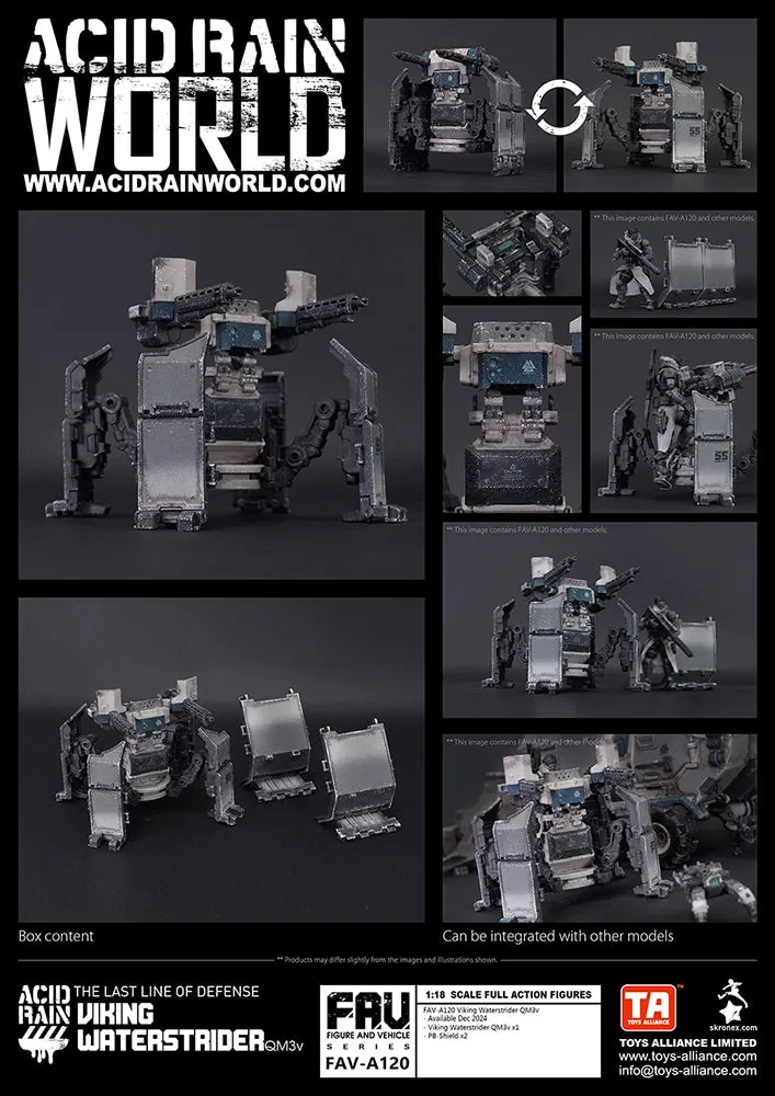 [Pre-order] Acid Rain World - FAV-A120 Viking Waterstrider QM3v 1/18 Scale Plastic Model Kit Toys Alliance Limited