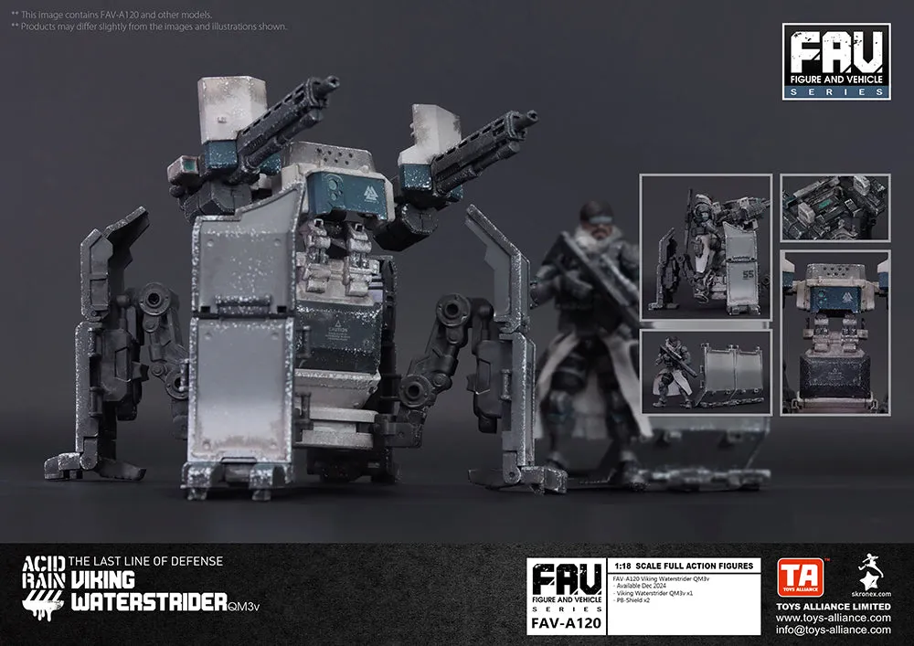 [Pre-order] Acid Rain World - FAV-A120 Viking Waterstrider QM3v 1/18 Scale Plastic Model Kit Toys Alliance Limited