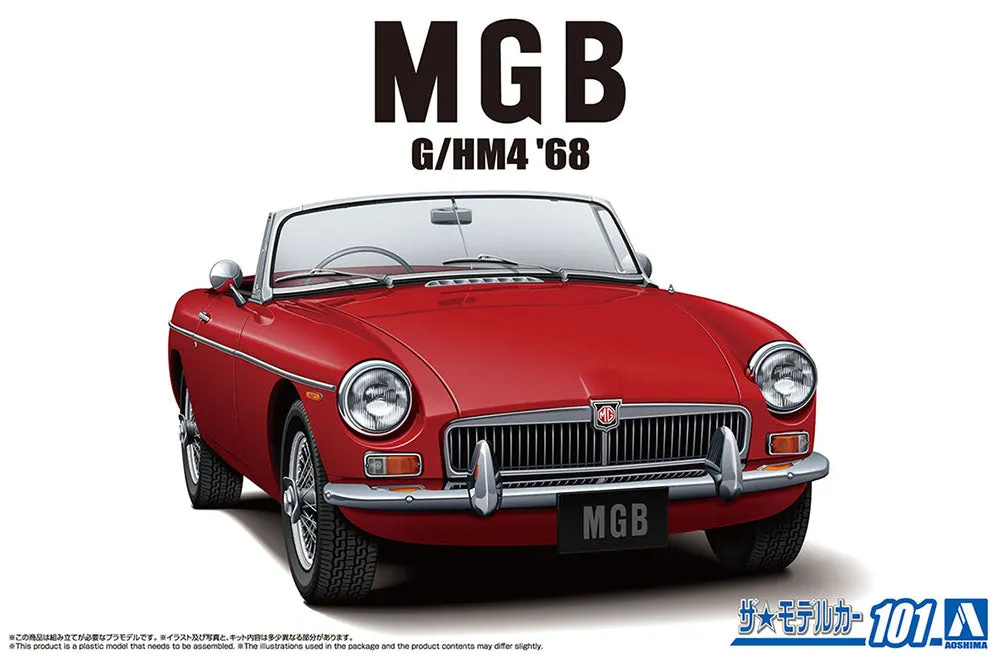 [Pre-order] Aoshima - BLMC G/HM4 MG-B M-2 '68 1/24 Scale Plastic Model Kit Aoshima