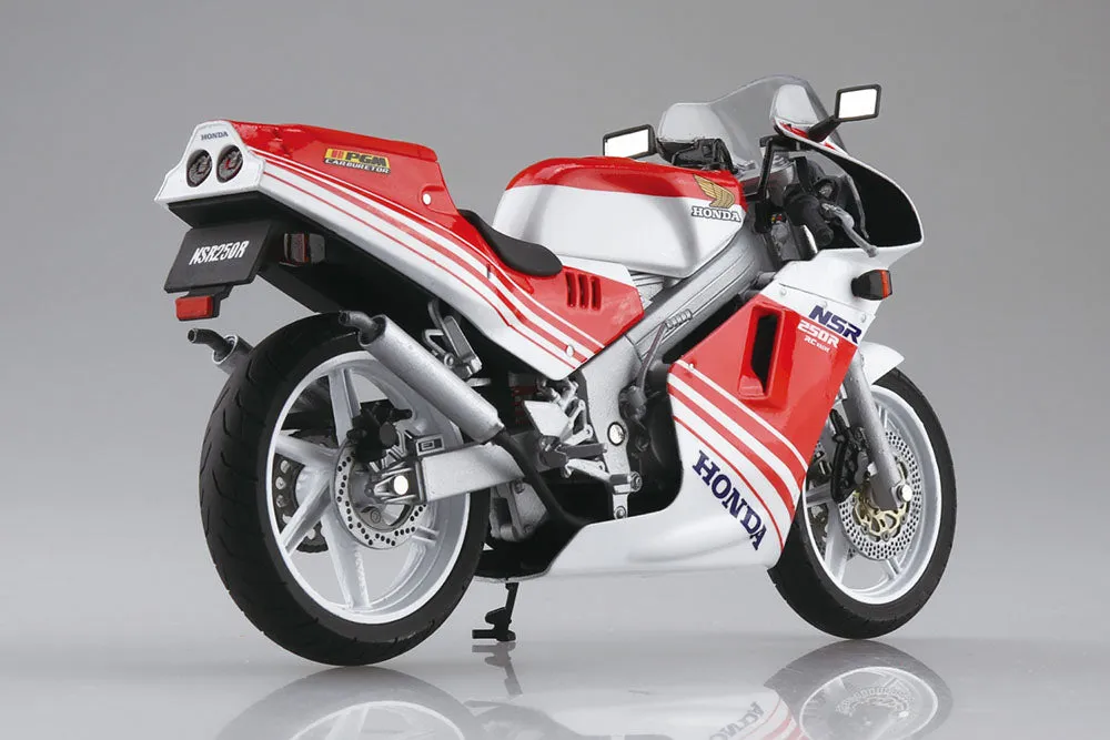 [Pre-order] Aoshima - Honda NSR250R '88 FIGHTING RED/ROSS WHITE 1/12 Plastic Model Kit Aoshima