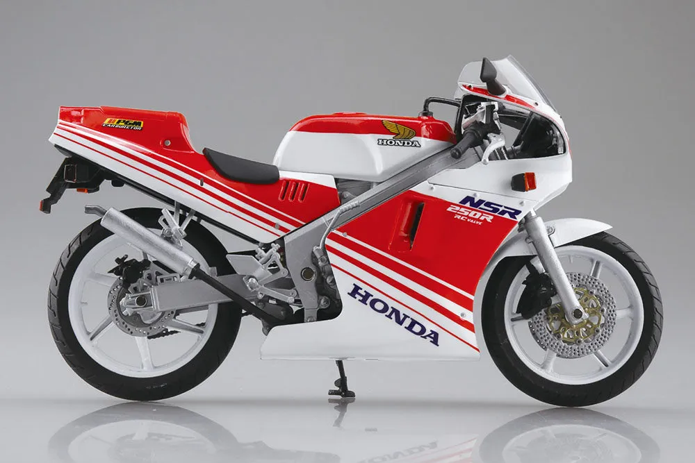 [Pre-order] Aoshima - Honda NSR250R '88 FIGHTING RED/ROSS WHITE 1/12 Plastic Model Kit Aoshima
