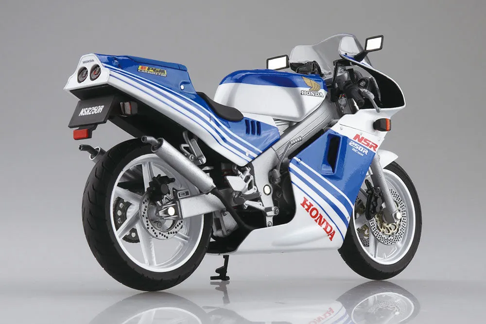 [Pre-order] Aoshima - Honda NSR250R '88 TERRA BLUE/ROSS WHITE 1/12 Plastic Model Kit Aoshima