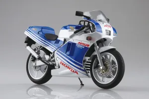 [Pre-order] Aoshima - Honda NSR250R '88 TERRA BLUE/ROSS WHITE 1/12 Plastic Model Kit Aoshima