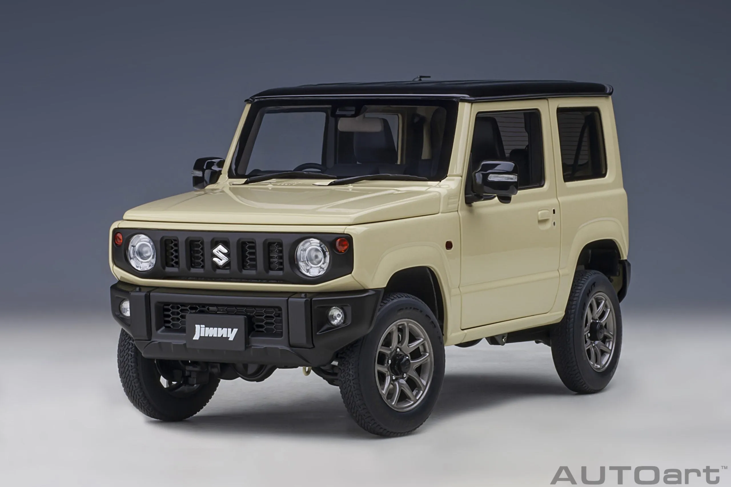[Pre-order] Aoshima - JB64 Jimny 2018 Chiffon Ivory Metallic Plastic Model Kit Aoshima
