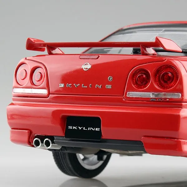[Pre-order] Aoshima - NISSAN ER34 SKYLINE 25GT-X TURBO '98 1/24 Scale Plastic Model Kits