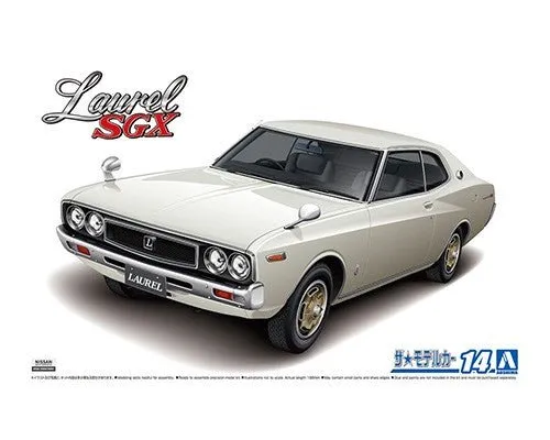 [Pre-order] Aoshima - NISSAN KHC130 LAUREL HT 2000SGX '72 1/24 Scale Plastic Model Kits