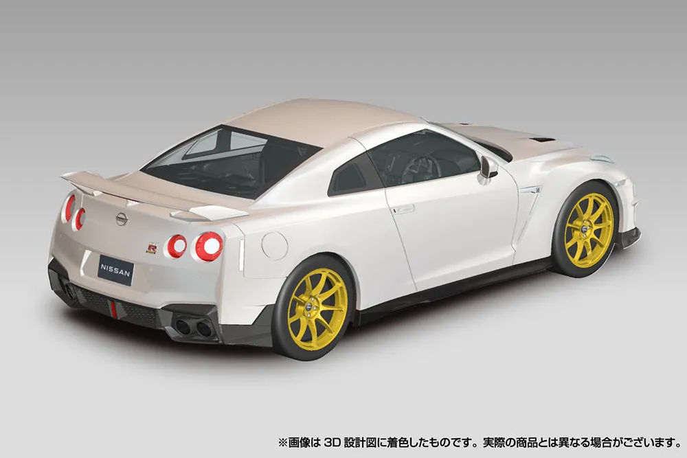 [Pre-order] Aoshima - NISSAN R35 NISSAN GT-R 2024 (ultimate metal silver) 1/32 Plastic Model Kit Aoshima