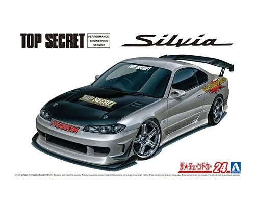 [Pre-order] Aoshima - NISSAN TOPSECRET S15 SILVIA '99 1/24 Scale Plastic Model Kits