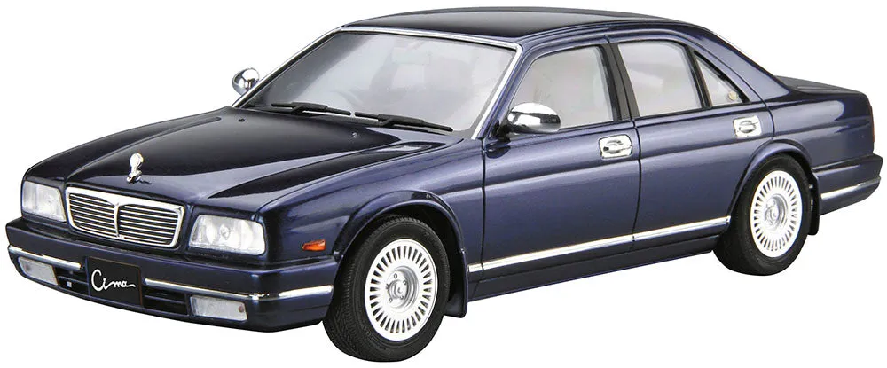 [Pre-order] Aoshima - NISSAN Y32 CIMA TYPE III LIMITED L AV '91 1/24 Scale Plastic Model Kit Aoshima