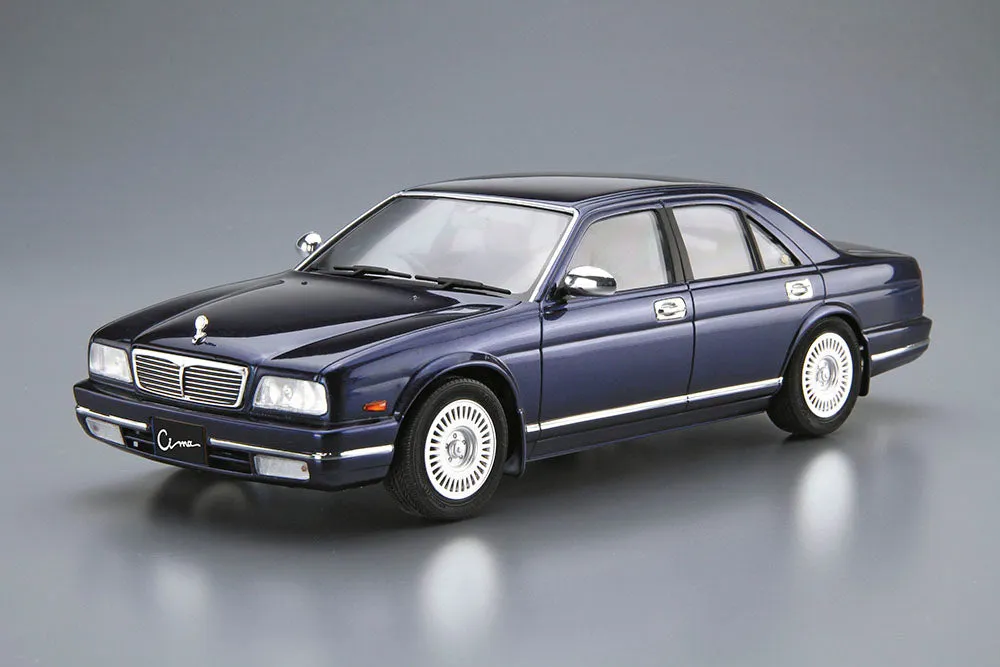 [Pre-order] Aoshima - NISSAN Y32 CIMA TYPE III LIMITED L AV '91 1/24 Scale Plastic Model Kit Aoshima