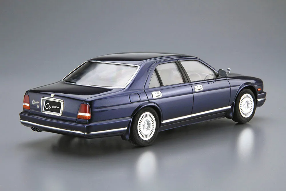 [Pre-order] Aoshima - NISSAN Y32 CIMA TYPE III LIMITED L AV '91 1/24 Scale Plastic Model Kit Aoshima