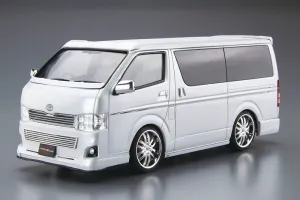 [Pre-order] Aoshima - TOYOTA SILKBLAZE TRH200V HIACE Ver III '10 1/24 Scale Plastic Model Kit Aoshima