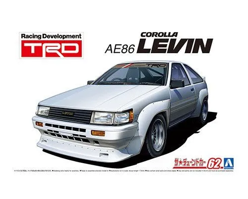 [Pre-order] Aoshima - TOYOTA TRD AE86 COROLLA LEVIN '83 1/24 Scale Plastic Model Kits