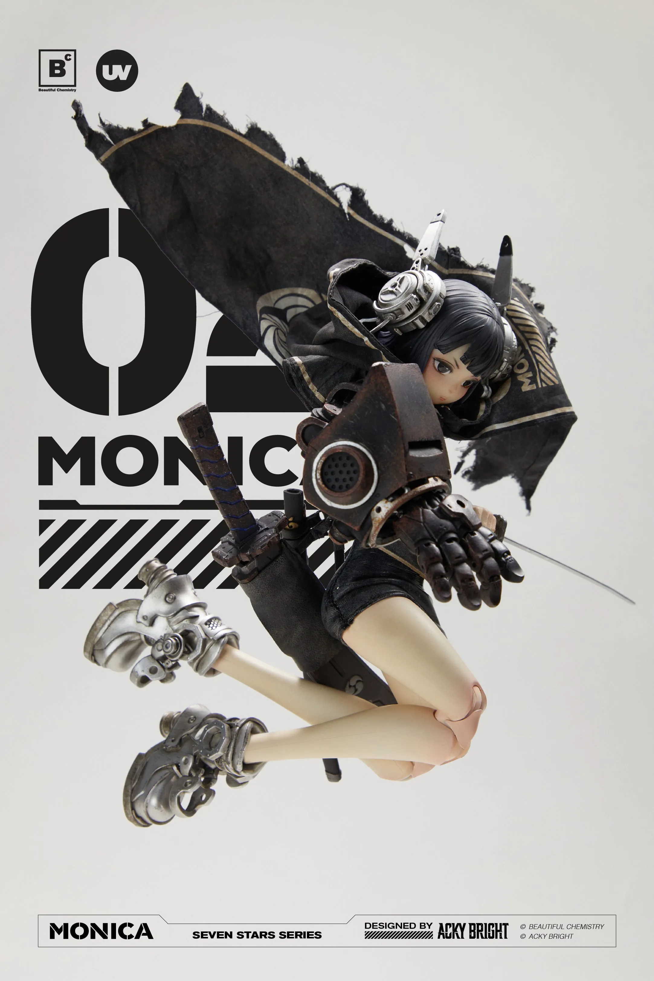 [Pre-order] Beautiful Chemistry Seven Stars  - No.02 Monica 1/6 Scale Action Figure Underverse