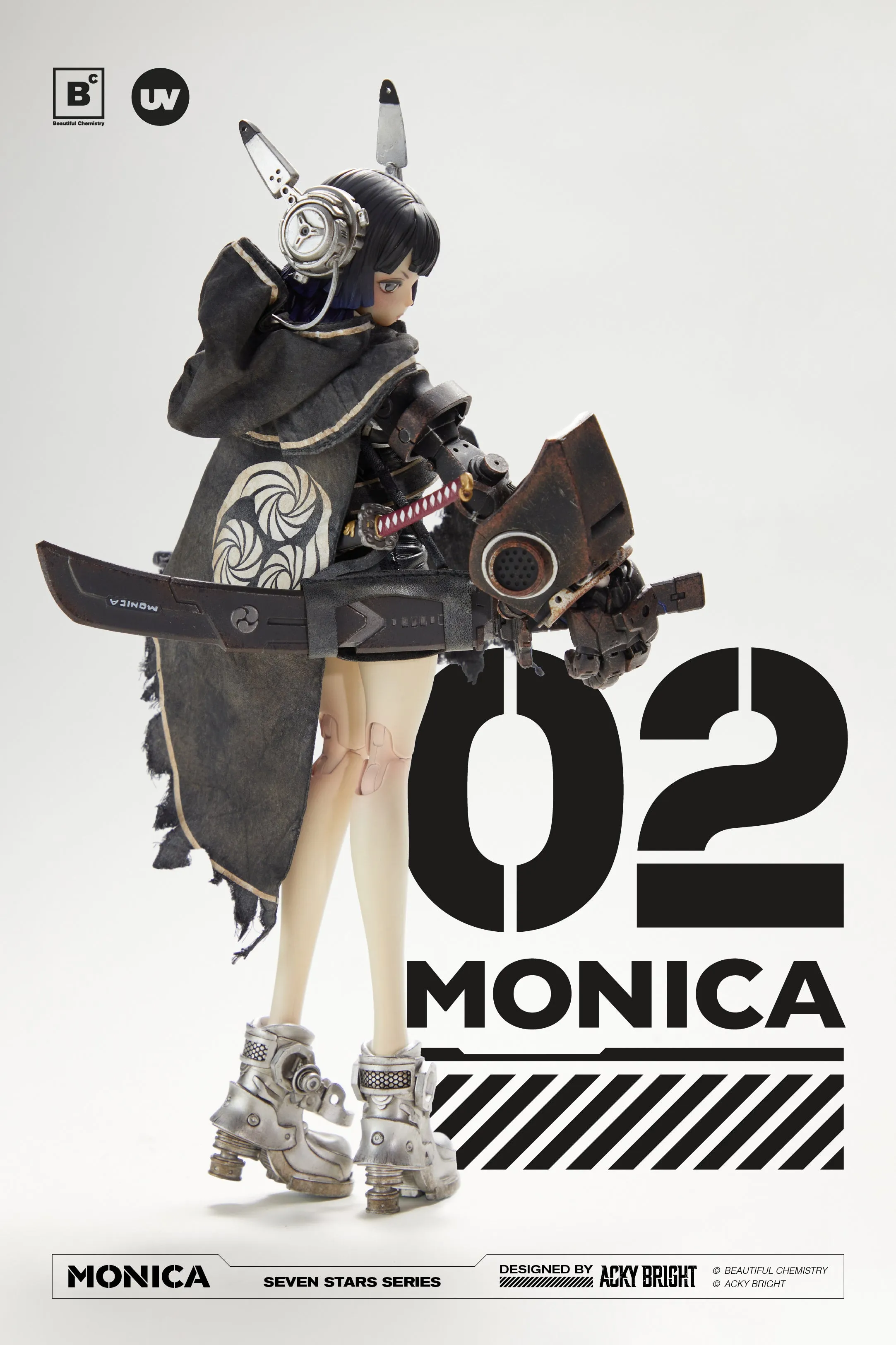 [Pre-order] Beautiful Chemistry Seven Stars  - No.02 Monica 1/6 Scale Action Figure Underverse