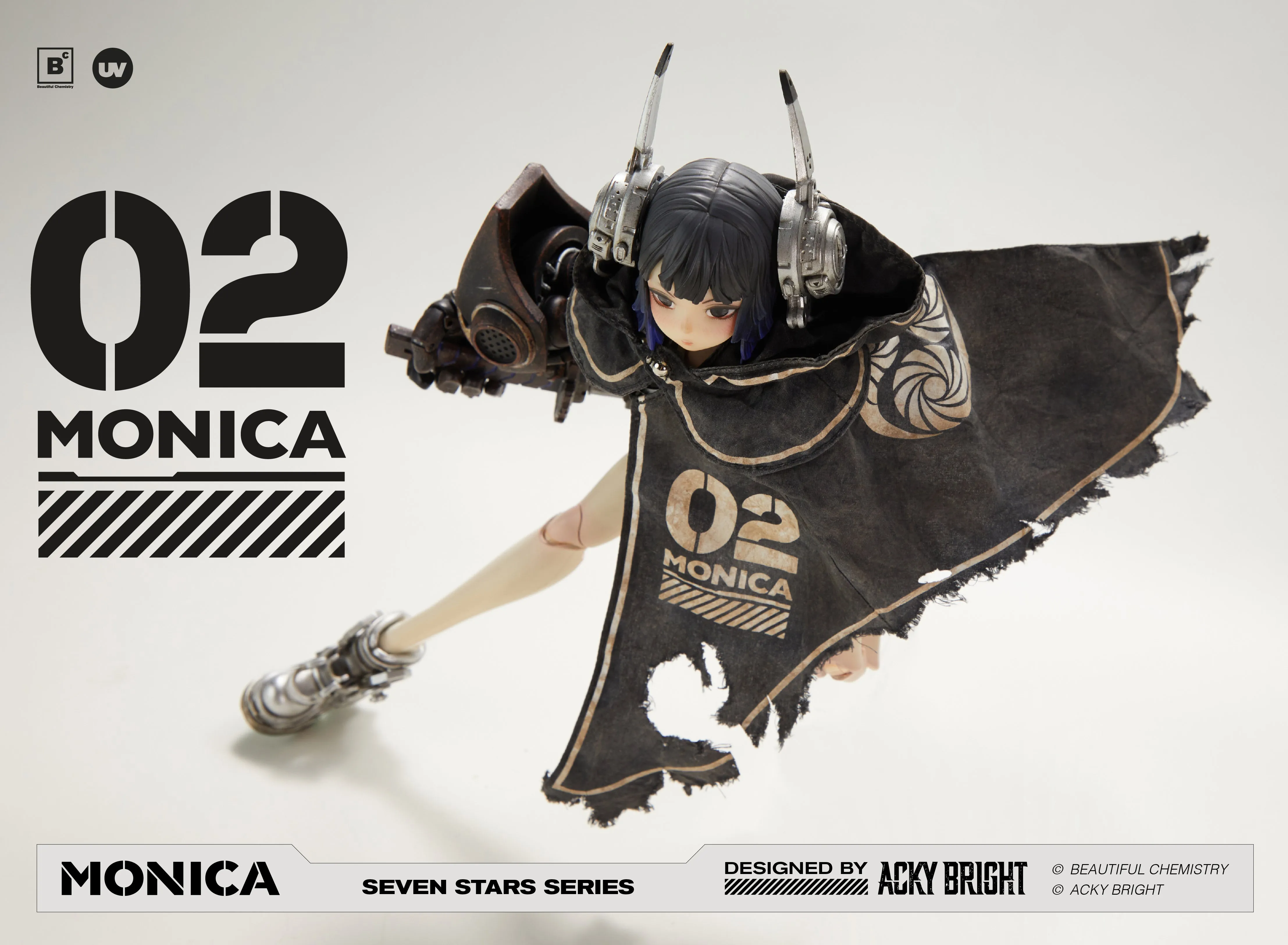 [Pre-order] Beautiful Chemistry Seven Stars  - No.02 Monica 1/6 Scale Action Figure Underverse