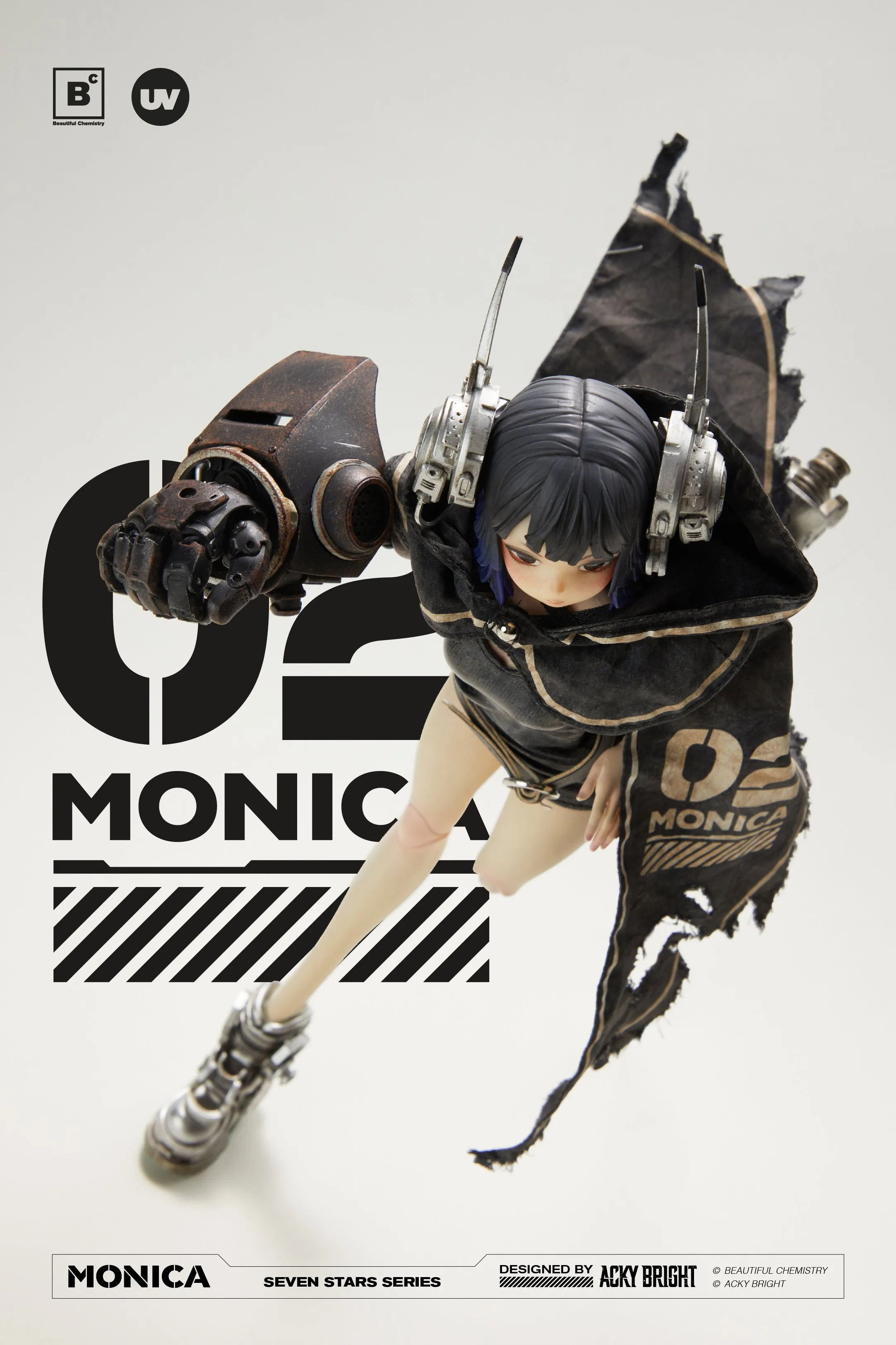 [Pre-order] Beautiful Chemistry Seven Stars  - No.02 Monica 1/6 Scale Action Figure Underverse