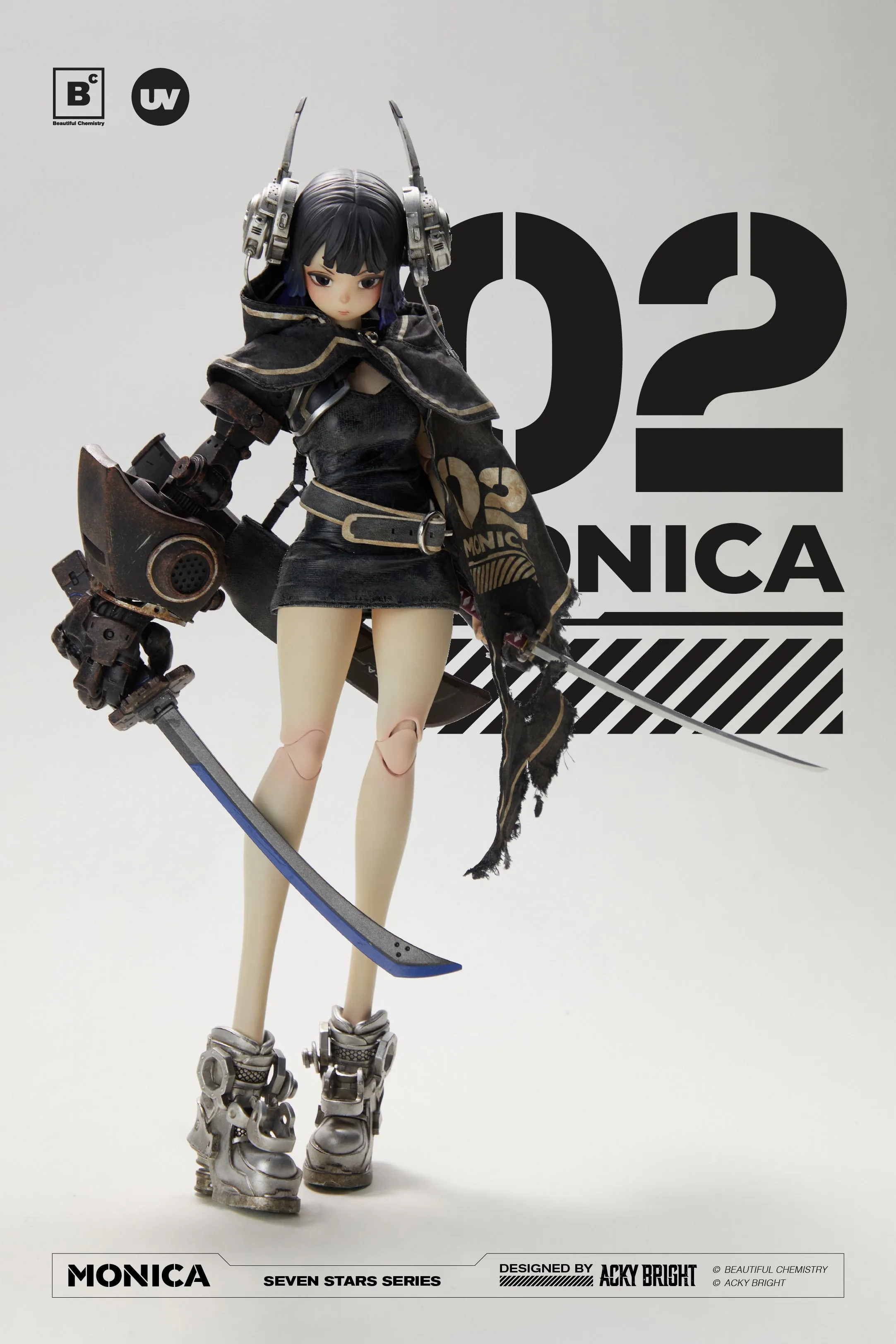 [Pre-order] Beautiful Chemistry Seven Stars  - No.02 Monica 1/6 Scale Action Figure Underverse