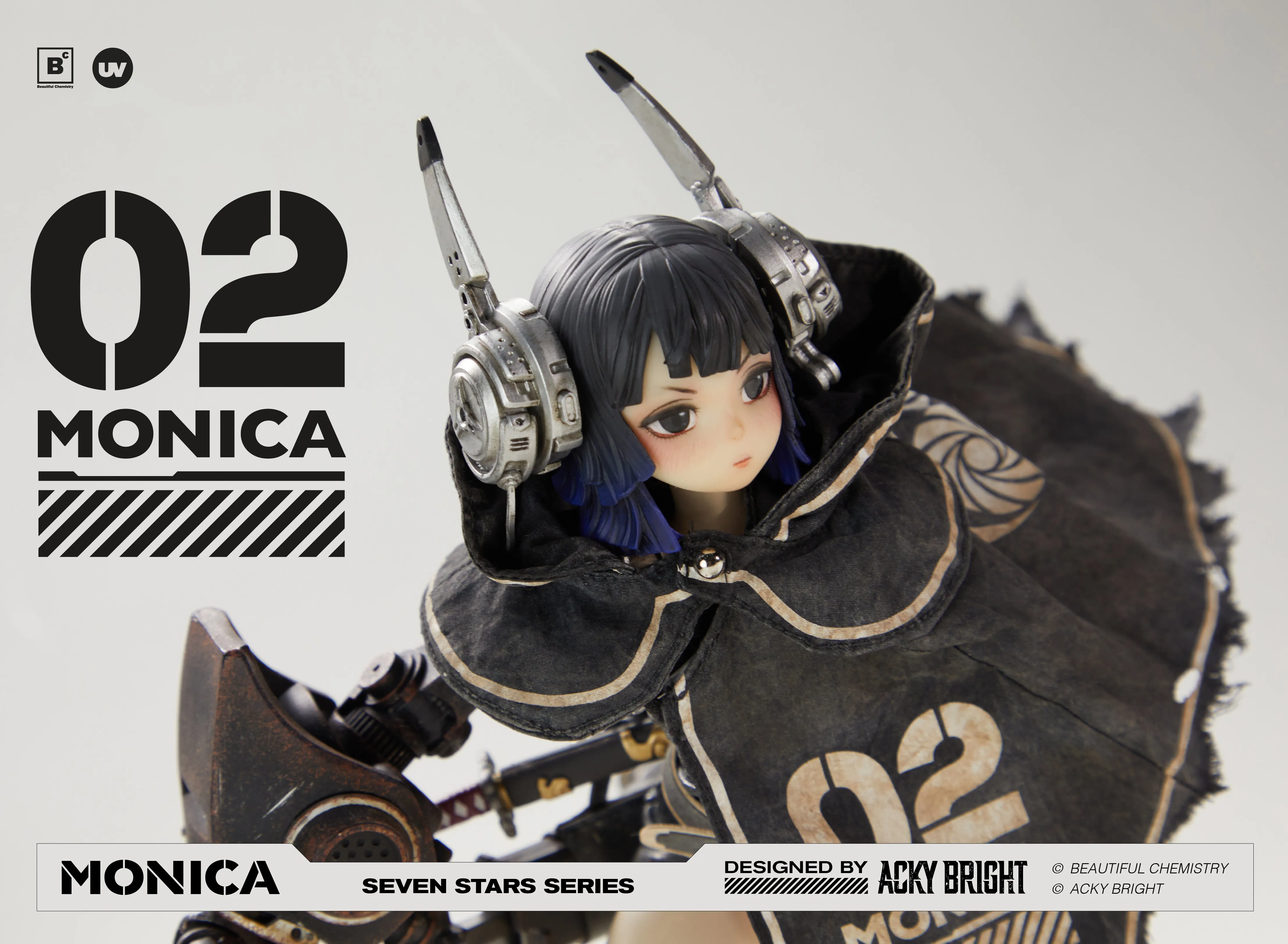[Pre-order] Beautiful Chemistry Seven Stars  - No.02 Monica 1/6 Scale Action Figure Underverse