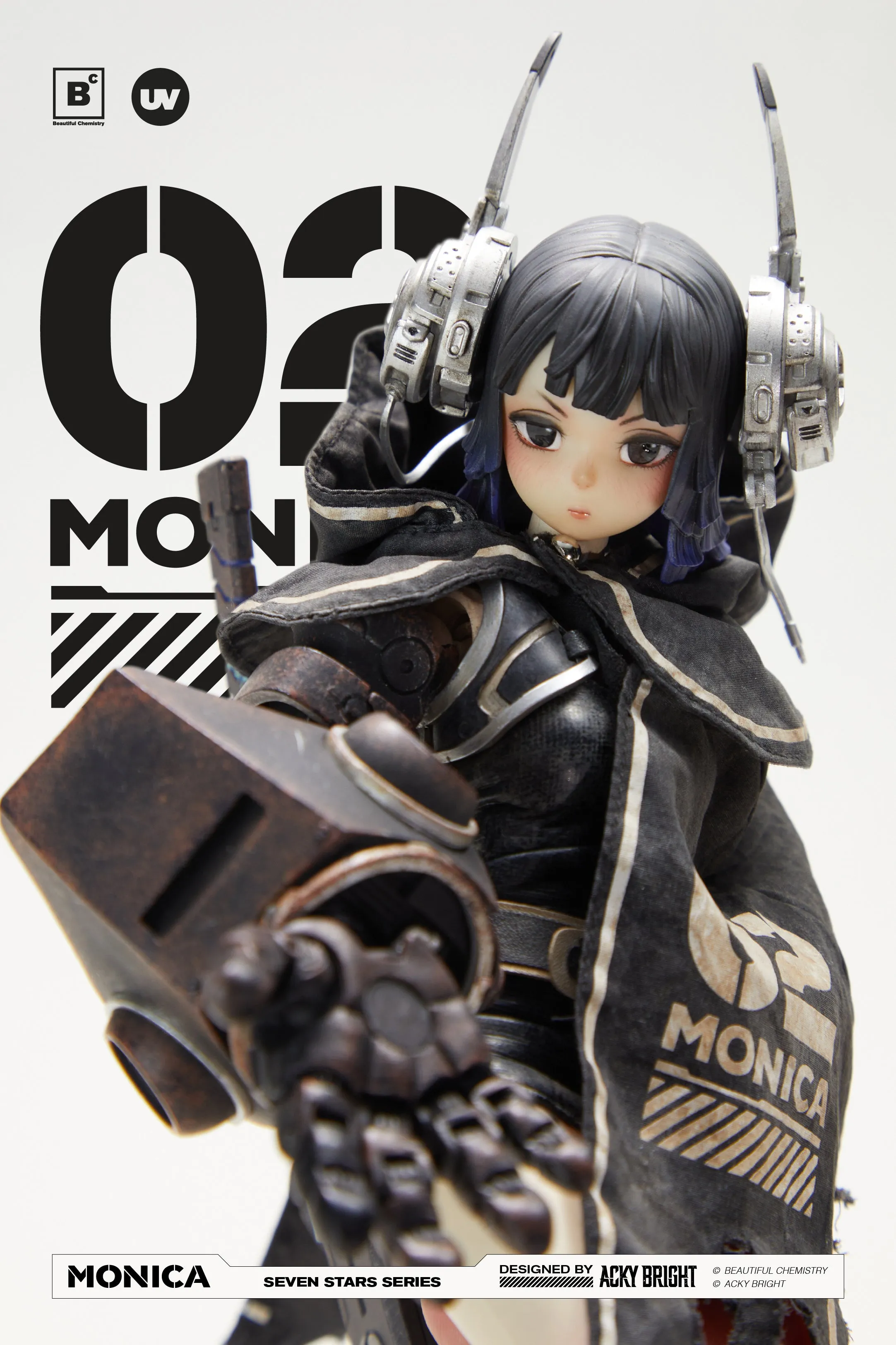 [Pre-order] Beautiful Chemistry Seven Stars  - No.02 Monica 1/6 Scale Action Figure Underverse
