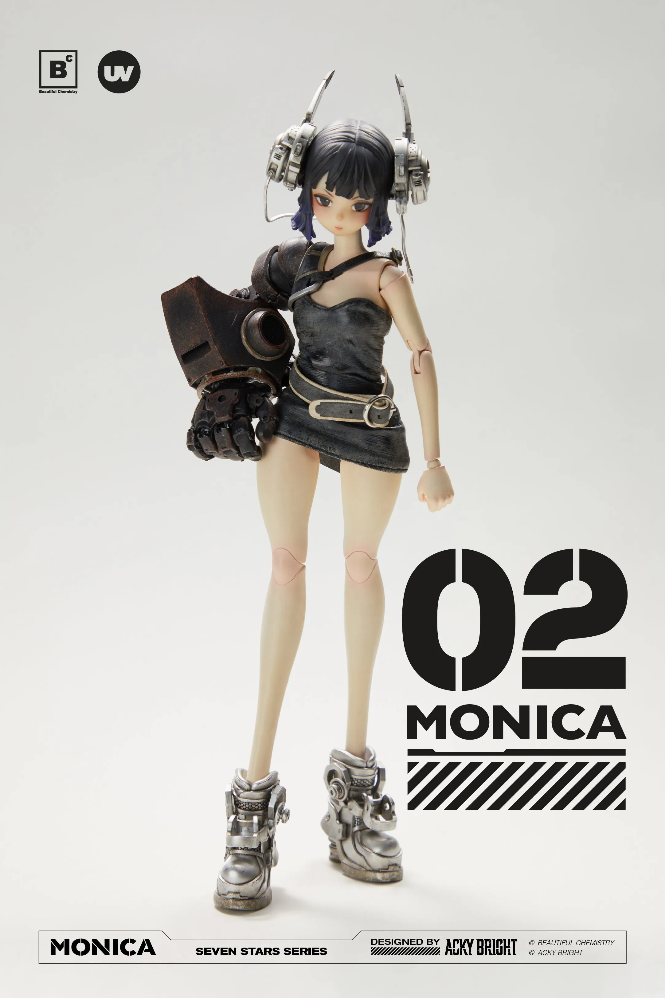 [Pre-order] Beautiful Chemistry Seven Stars  - No.02 Monica 1/6 Scale Action Figure Underverse