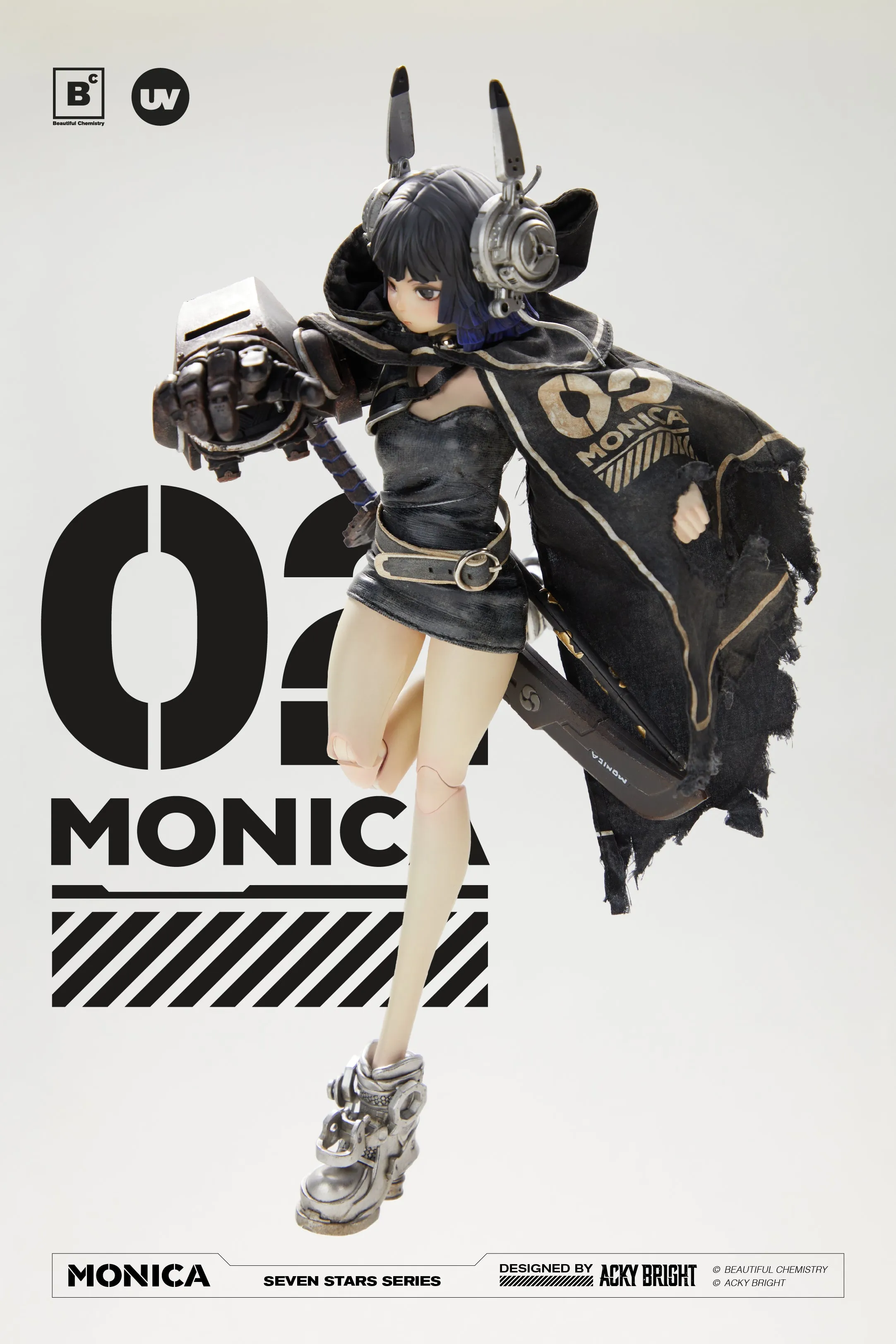[Pre-order] Beautiful Chemistry Seven Stars  - No.02 Monica 1/6 Scale Action Figure Underverse