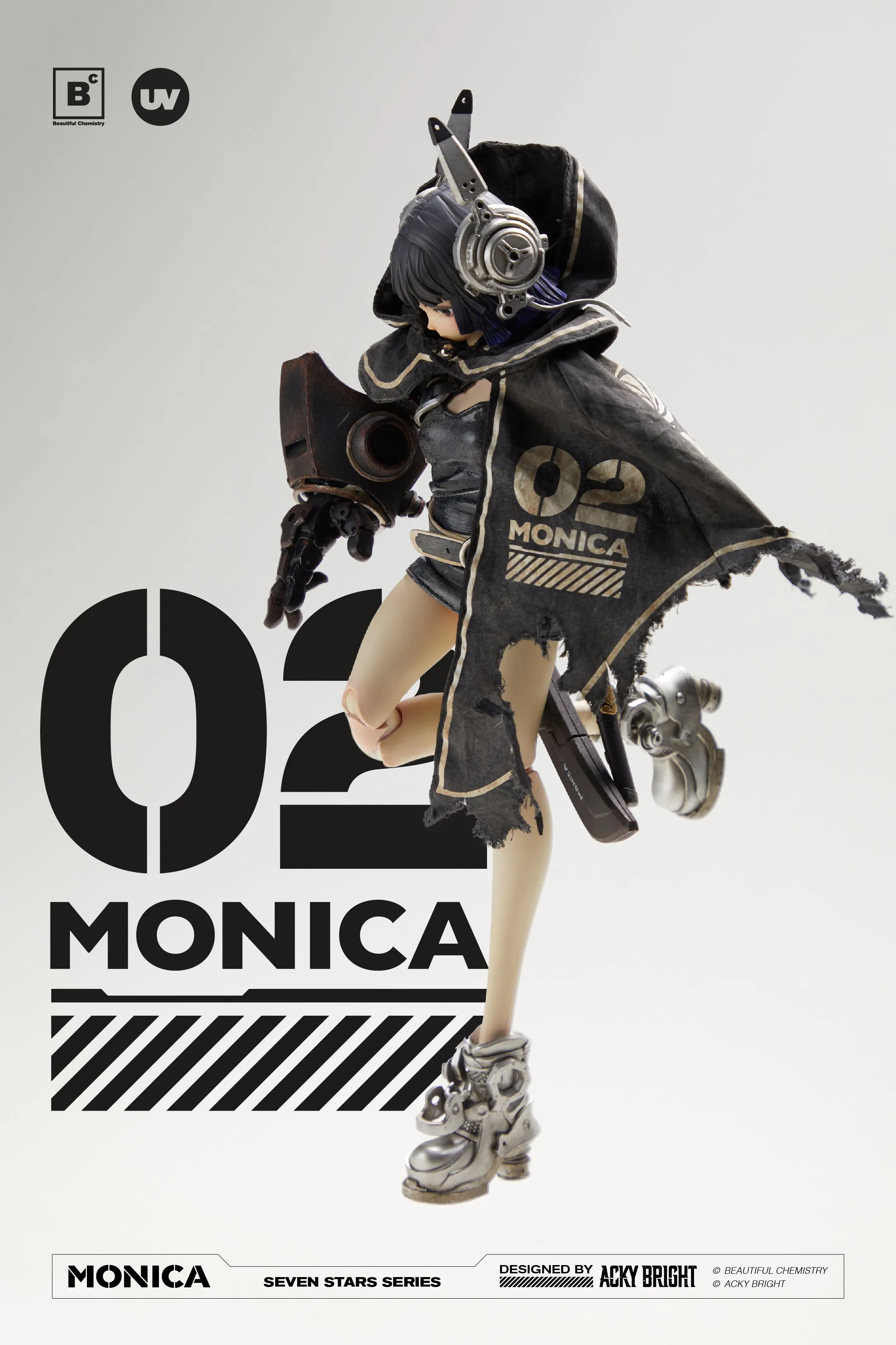 [Pre-order] Beautiful Chemistry Seven Stars  - No.02 Monica 1/6 Scale Action Figure Underverse