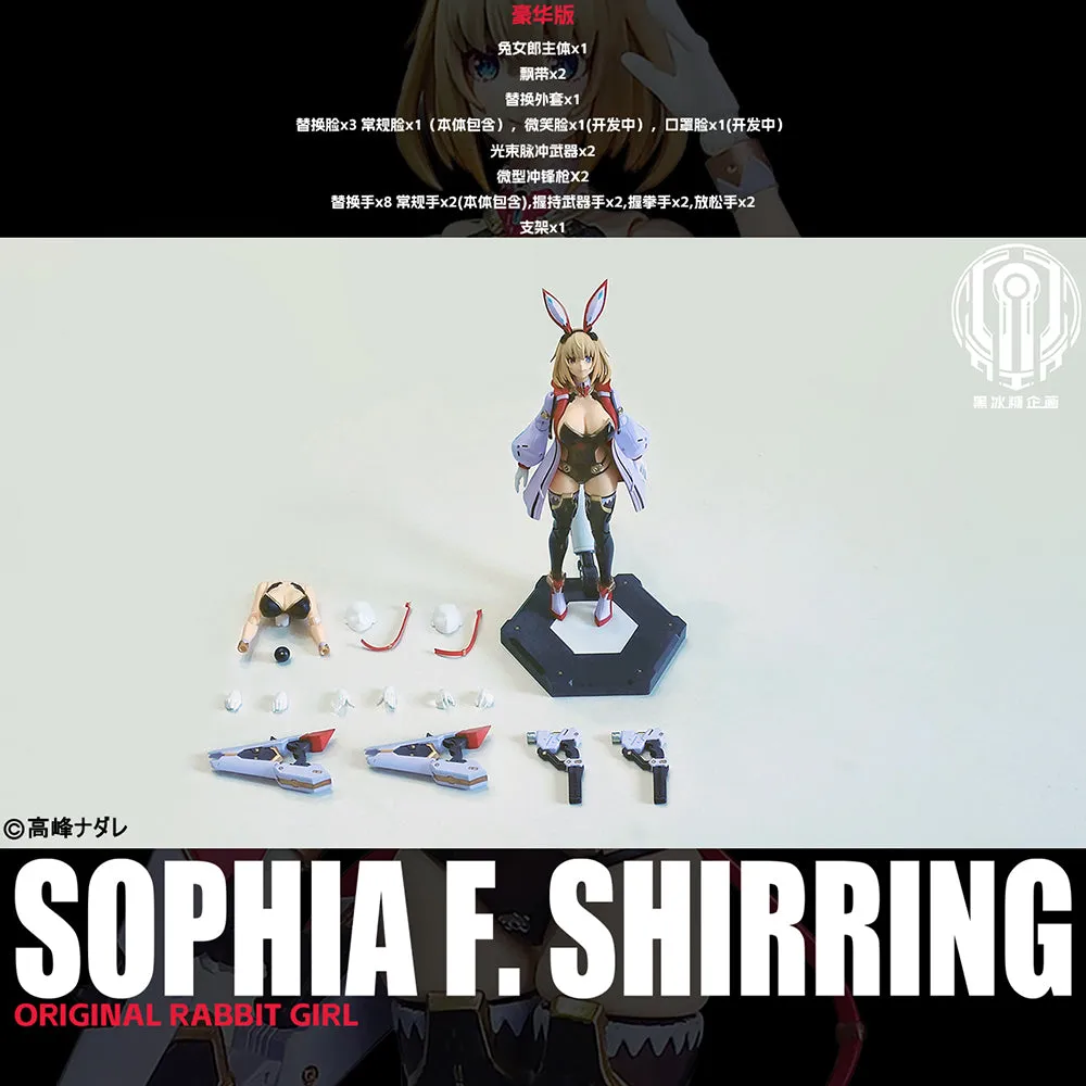 [Pre-order] Bunny Suit Planning -  Sophia F. Shirring 1/12 Action Figure BLACK CRYSTAL CANDY PROJECT