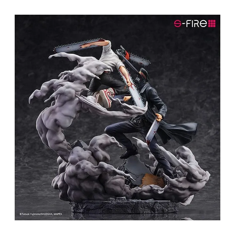 [Pre-order] Chainsaw Man - Chainsaw Man vs. Samurai Sword Non Scale Figure SEGA